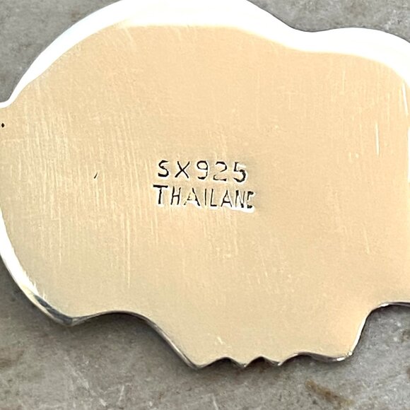 Sterling Silver 925 Female Girl Child Silhouette Profile Engravable Charm - Picture 4 of 11